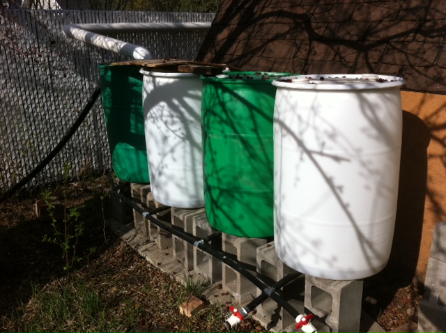quad-rain-barrel-water-collection-system Rain Barrel Water Collection System